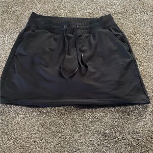 Black athletic skirt